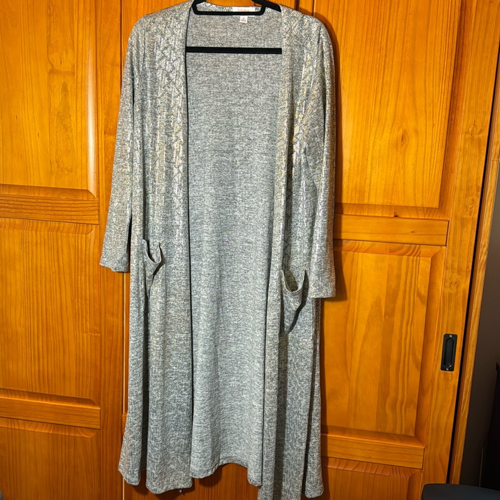 LuLaRoe sparkly long Cardigan